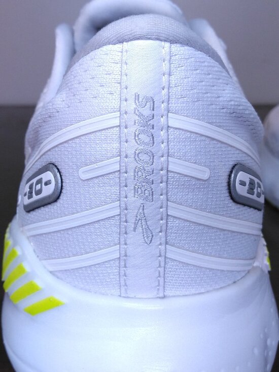 BROOKS Glycerin GTS 20 Shoes Mens SIZE 14 1103831D135 WHITE Neon Yellow RUNNING main image 13